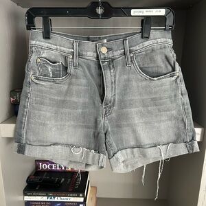 Mother Stylish Gray Denim Women Shorts